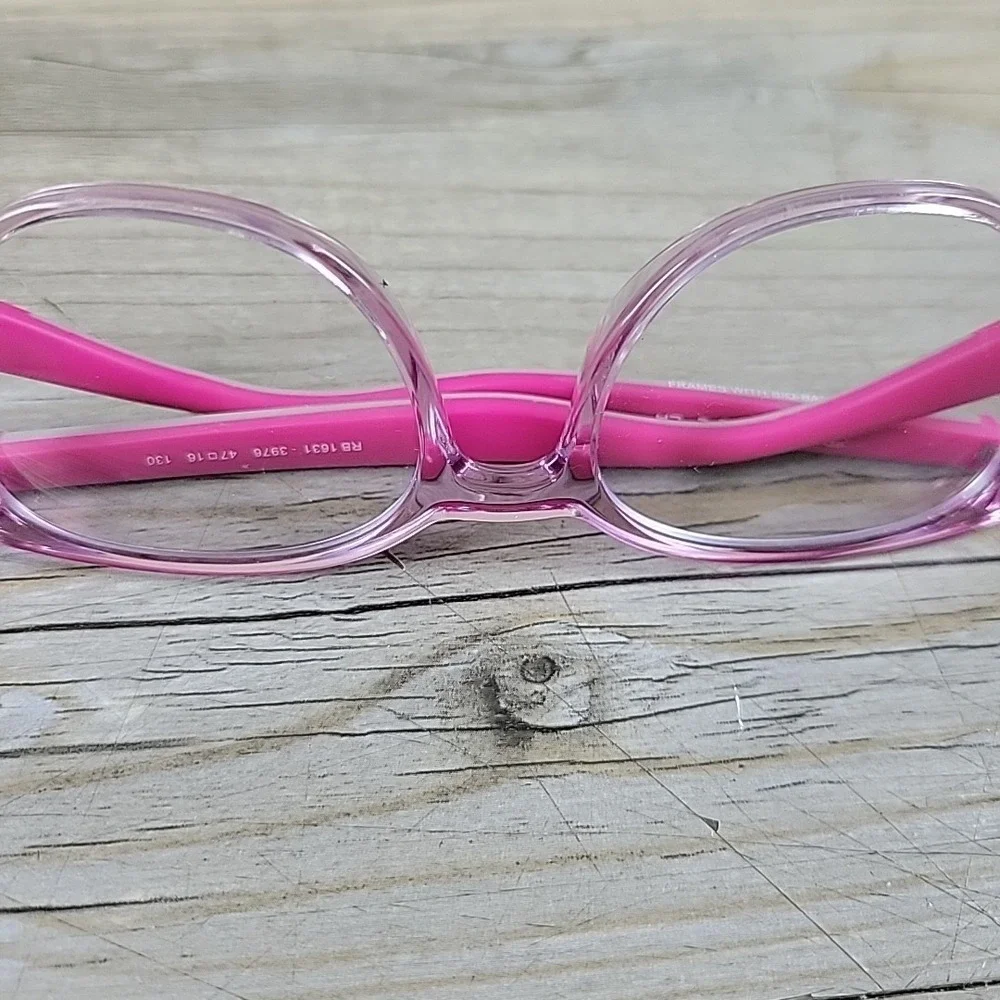Ray-Ban‎ Junior RB 1631 3976 Eyeglasses Frames Only 47-16 130mm Transparent Pink